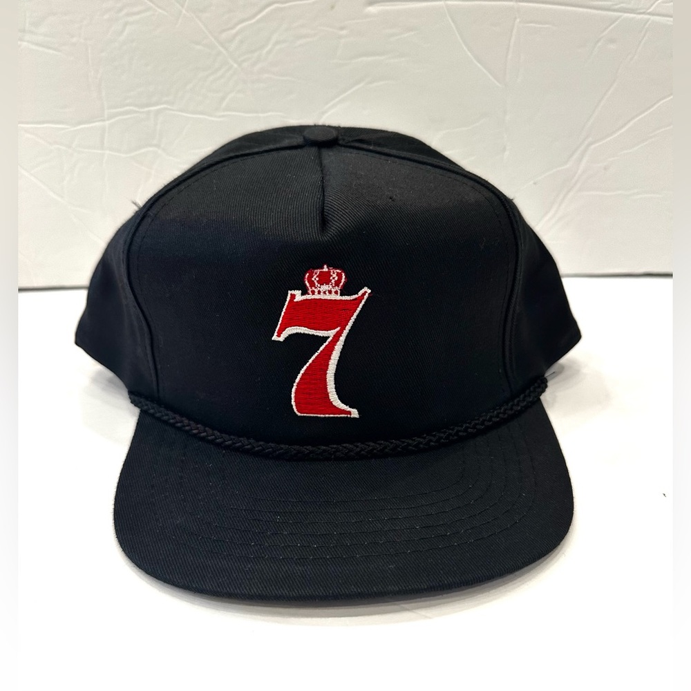 Seagram’s 7 SnapBack Hat Black One Size
